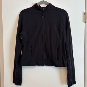 Lululemon size 12 black cropped define jacket Nulu